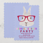 Hipster Easter Party uitnodiging (Voorkant / Achterkant)