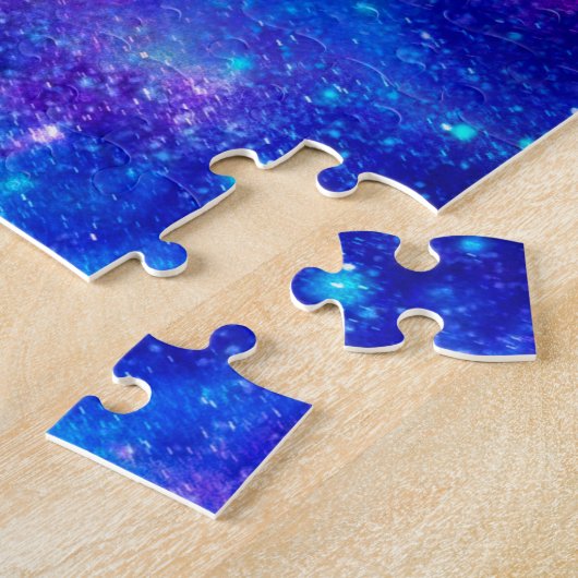 Hipster Elephant Nebula Space Legpuzzel (Zijkant)