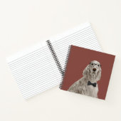 Hipster English Setter notebook voor Hondenliefheb Notitieboek (Binnen)