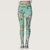 Hipster Exotic Koala Design Schattigee meisjes vro Leggings (Voorkant)