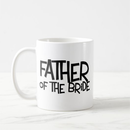 Hipster Father Bride Lite T Koffiemok (Links)