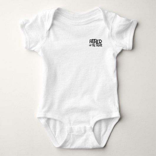 Hipster Father Bride Lite T Polo (Voorkant)