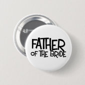 Hipster Father Bride Lite T Ronde Button 5,7 Cm (Voorkant /achterkant)