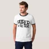 Hipster Father Bride Lite T T-shirt (Voorkant volledig)