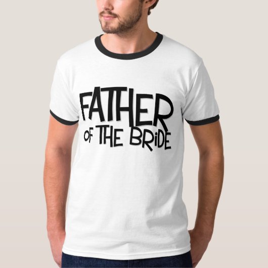 Hipster Father Bride Lite T T-shirt (Voorkant)