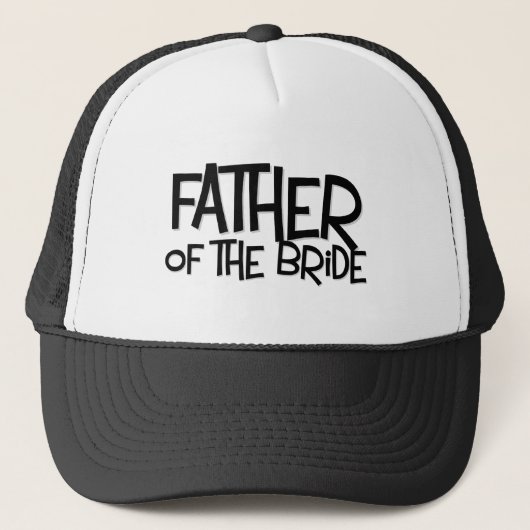 Hipster Father Bride Lite T Trucker Pet (Voorkant)