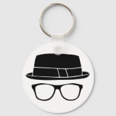 Hipster Fedora Sleutelhanger (Voorkant)