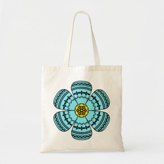 Hipster Flower Bag Tote Bag (Voorkant)