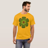 Hipster Flower Mannen T-Shirt (Voorkant volledig)