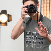 Hipster Fotograaf  Cameras Lens T-shirt