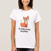 Hipster Fox Grammar T-shirt (Voorkant)