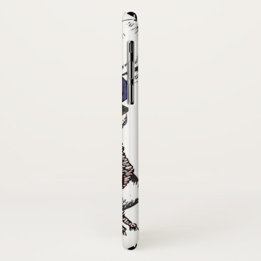 Hipster French Bull Dog Case-Mate iPhone Case (Achterkant/links)