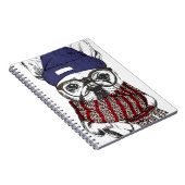 Hipster French Bull Dog Notitieboek (Rechterzijde)