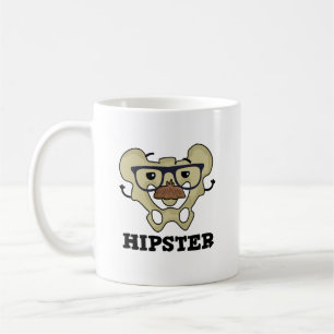 Hipster Funny Hip Bone Anatomy Pun Koffiemok