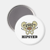 Hipster Funny Hip Bone Anatomy Pun Magneet (Voorkant / Achterkant)