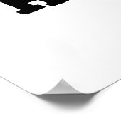 Hipster Funny Hip Bone Anatomy Pun Poster (Hoek)