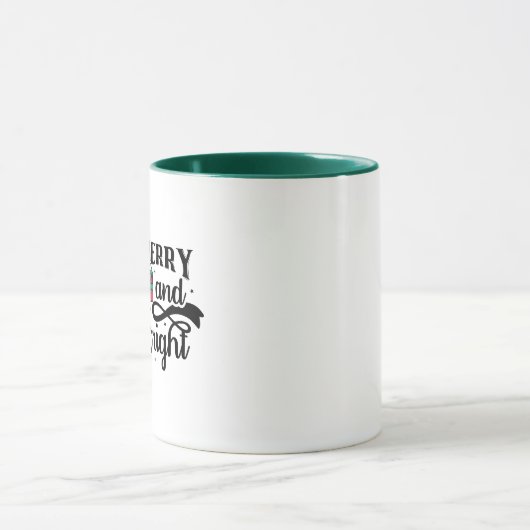 Hipster Funny Santa Mustache Mok Design (Midden)