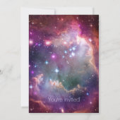 Hipster Galaxy ruimte achtergrond Sweet Sixteen Kaart (Achterkant)