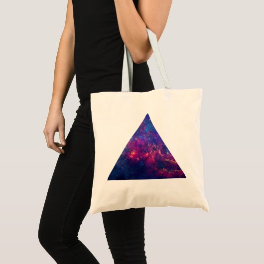 Hipster Galaxy / Ruimtedriehoek Tote Bag (Voorkant (product))