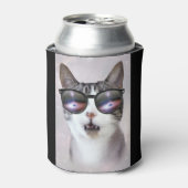 "Hipster Galaxy Space Cats" LOL Funny Koelbox Blikjeskoeler (Blikje Voorkant)
