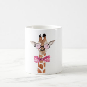 Hipster Girafe T-Shirt Koffiemok