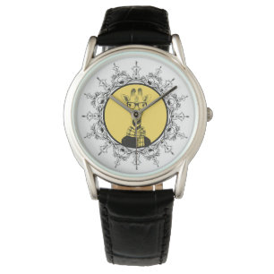 Hipster Giraffe Cute Horloge