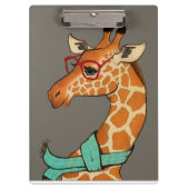 Hipster-Giraffe Klembord (Voorkant)