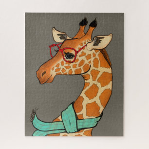 Hipster-Giraffe Legpuzzel