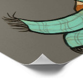 Hipster Giraffe Poster (Hoek)