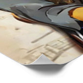 Hipster Giraffe Poster - Rockstar Animal Wall Art (Hoek)