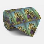 Hipster giraffes stropdas (Opgerold)