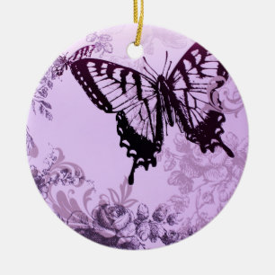 hipster girly boho chic vlinder keramisch ornament