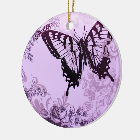 hipster girly boho chic vlinder keramisch ornament (Links)
