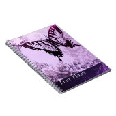 hipster girly boho chic vlinder notitieboek (Rechterzijde)