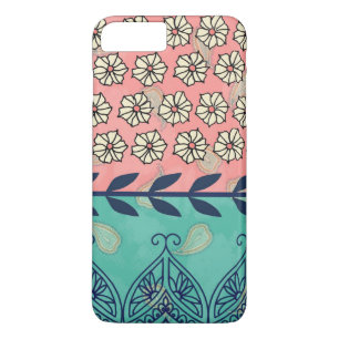 Hipster Girly Boho Paisley iPhone 7 Plus Hoesje