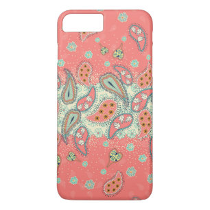 Hipster Girly Paisley Pattern iPhone 7 Plus Hoesje