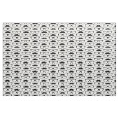 Hipster Glasses and Mustache Fabric Stof (Yard (91,4 cm))