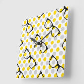 Hipster Glasses wandklok (Hoek)