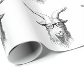 Hipster Goat Cadeaupapier (Rol Hoek)