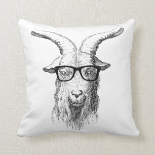 Hipster Goat Kussen