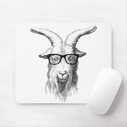 Hipster Goat Muismat (Met muis)