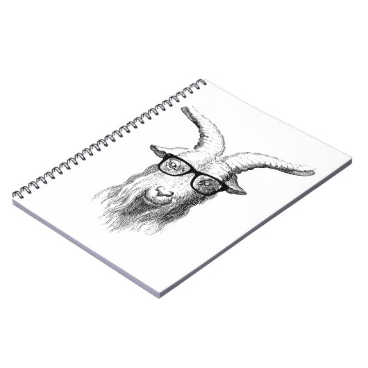 Hipster Goat Notitieboek (Linkerzijde)