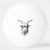 Hipster Goat Pingpongbal (Achterkant)