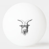 Hipster Goat Pingpongbal (Voorkant)