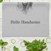 Hipster Goat Theedoek (Gevouwen)