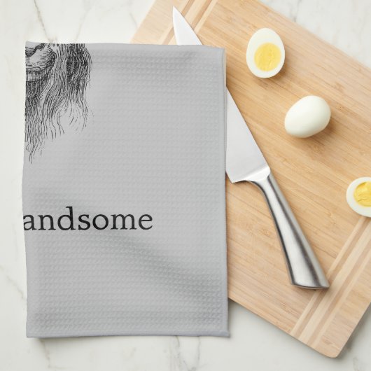 Hipster Goat Theedoek (Quarter Fold)