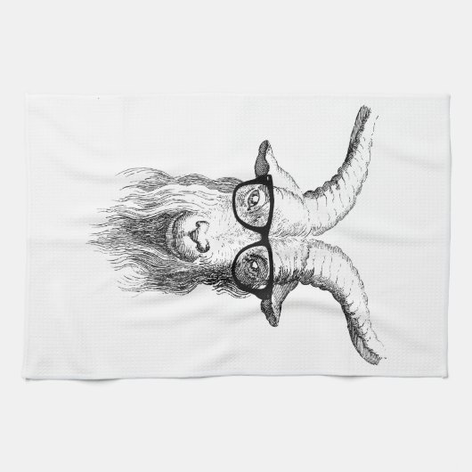 Hipster Goat Theedoek (Horizontaal)