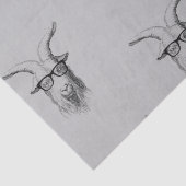 Hipster Goat Tissuepapier (Detail)