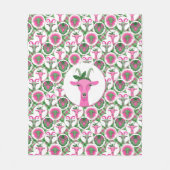 Hipster Goats | TotaalGoatally™ Fleece Deken (Voorkant)