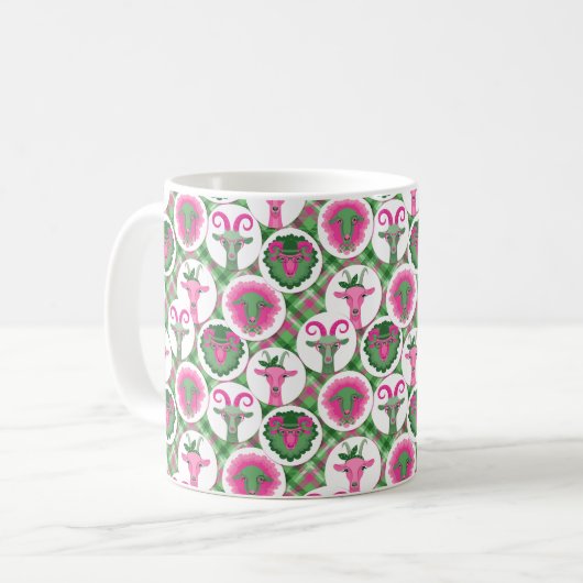 Hipster Goats | TotaalGoatally™ Koffiemok (Voorkant links)